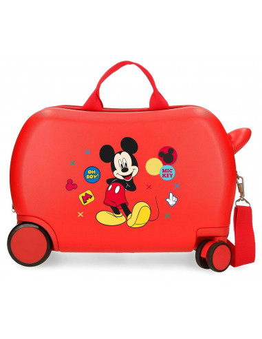 4681067 MALETA INF.ABS 4R.(2 MULTI.) 45CM. MICKEY ENJOY THE